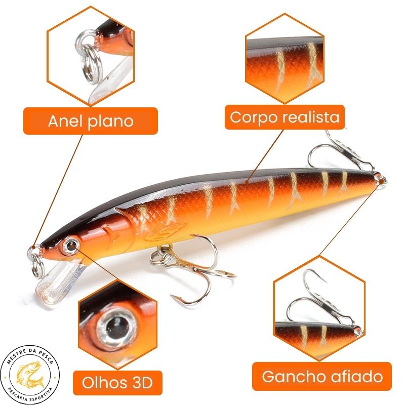 Isca de Pesca Minnow