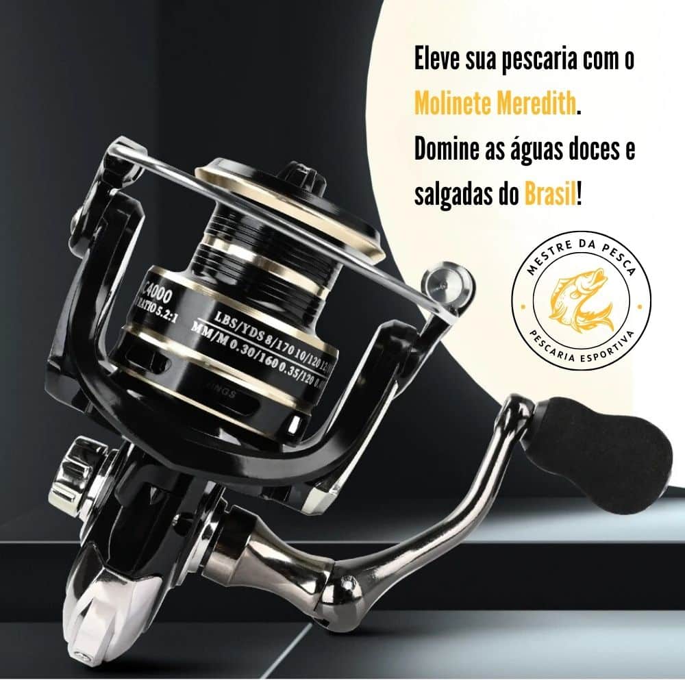 Molinete Meredith - Spinning Reel Max Drag 8KG